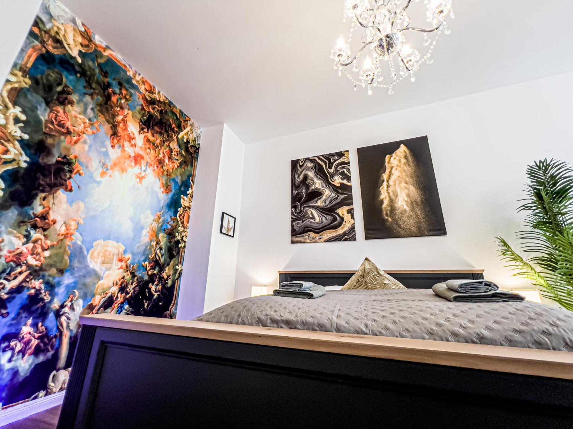 Grosse 3 Schlafzimmer Unterkunft Mit Kueche, Bad, Waschmaschine & Balkon Am Zoo Leipzig Exterior foto